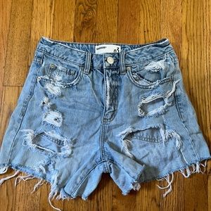 Garage jean shorts like new worn once.